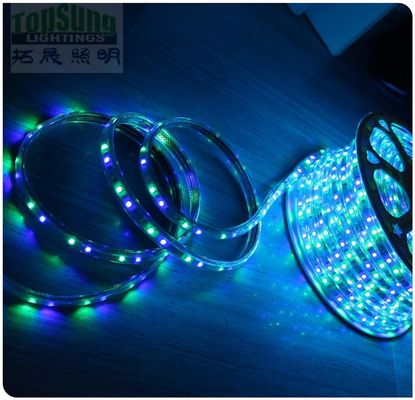 Hot sale 5050 smd 60LED/m blue strip flexible led ribbon 110V AC LED strip