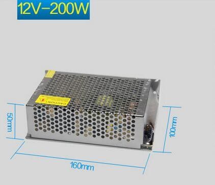 12v 200w LED Light Power Supplies Transformer Dimmable Led Power Supply