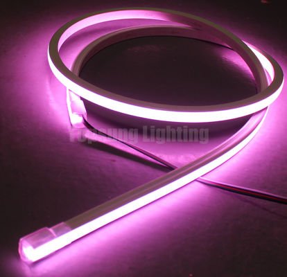 programmable rgbw 4 chip color changing led neon rope flexible strip 24v top-view square 17x17mm